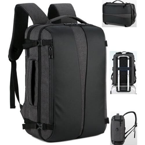 New Laptop Bag Men Backpack Travel Daypacks Schoolbag Male Leisure Backbag Mochila Laptop Sleeve Notebook Bag USB Computer Cover