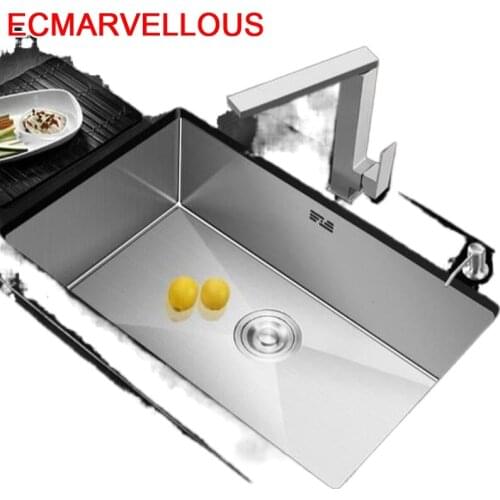 Afwasbak Portable Lavandino Spoelbak Acero Inoxidable Integral Evier Inox Cuba Pia Cozinha Fregadero De Cocina Kitchen Sink