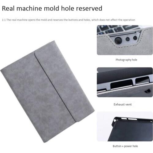 Plain weave pu portable waterproof dedicated A4 briefcase tablet computer bag PC protective cover shell heat sink bracket case