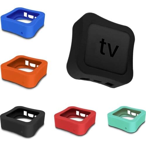 Silicone Sleeve Anti-drop Shell Protective Case Cover Kit for TV 2021 Set Top Box/Remote Control