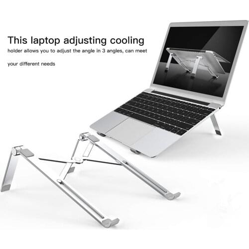 Foldable Laptop Stand Adjustable Notebook Stand Portable Home Office Laptop Holder Tablet Stand For MacBook Air Pro