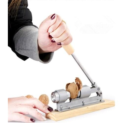 Heavy duty Hazelnut Hazel Pecan Walnut Cracker Nutcracker Nut Filbert Clamp Clip Tool Machine Sheller Crack almond Plier Kitchen