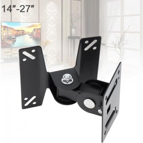 Universal Adjustable 10KG TV Wall Mount Bracket Support 180 Degrees Rotation for 14 ~ 27 Inch LCD LED Flat Panel TV