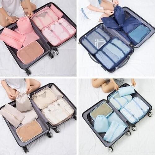 7Pc/Set Waterproof Clothes Storage Bag Organizer Folding Closet Bag For Pillow Quilt Blanket Bag Organizer Travel Accessorie