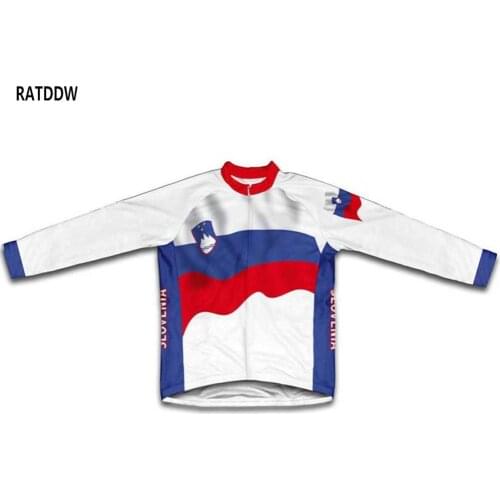 Slovenia Winter Fleeced Ropa Ciclismo Bike Cycle Maillot Bicycle Wear MTB Cycling Clothing Racing Thermal Cycling Jersey