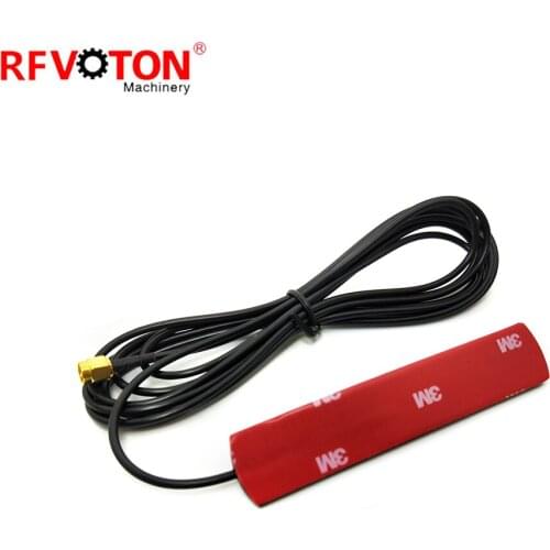 Free shipping 2pieces WIFI antenna 2.4Ghz SMA male connector with 3meters extension RG174 cable for modem and router