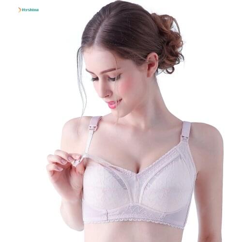 Breast Feeding Bra in Summer Thin Anti Sagging Large Postpartum Nursing Underwear Pregnant Women Brassiere Ultra Thin
