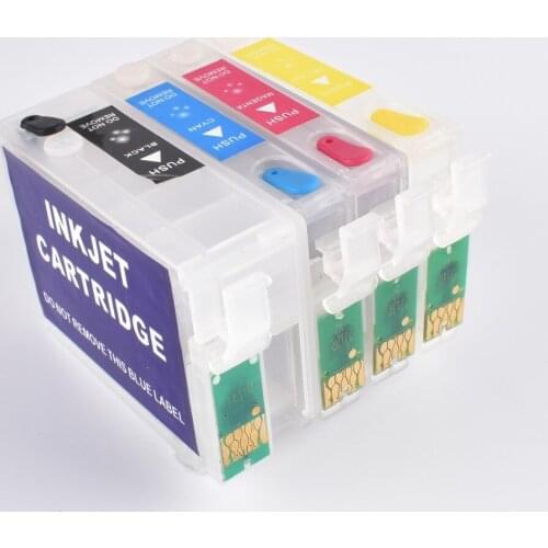 BLOOM compatible T1431 -T1434 refillable ink cartridge for epson Workforce WP-7011 WP-7018 WP-7511 WP-7521 WF-3011 WF-3521