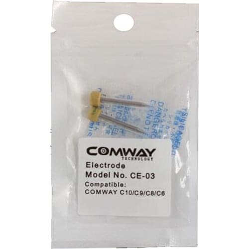 1 pair COMWAY CE-03 Electrodes Use For COMWAY C6/C8/C9/C10 Fiber Optic Fusion Splicer Machine CE-03 lectrode rod Free Shipping