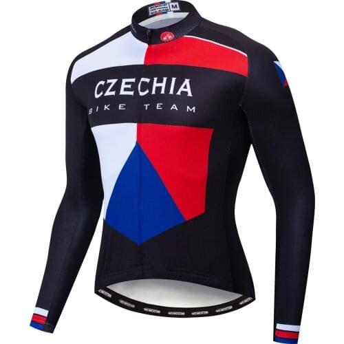 Cycling Jerseys For men Czech Republic MTB Bike Jerseys road bicycle Clothing sportswear maillot Racing tops shirts long sleeve