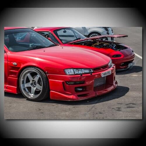 JDM Japanese Sports Cars Nissan Silvia S14 Mazda MX-5 Posters Canvas Printed Wall Art For Home Decor Living Room Decorations
