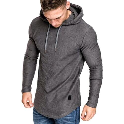 Mens Solid Hoodies Casual Hood Long Sleeve Tops Male Pullover Hooded Sweatshirts Men Spring Autumn Outfits M-3XL 5 Colors