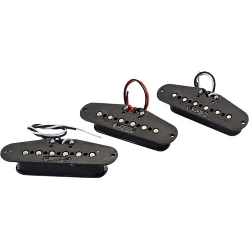 Set of 3pcs Alnico V SSS Pickup for Stratocaster Replacement 48/50/52mm Hole Spacing