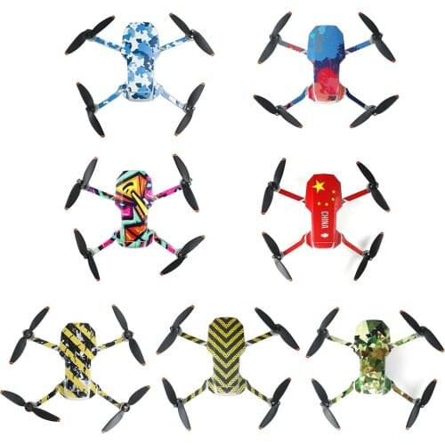 DJI Mavic Mini 2 PVC Stickers Waterproof Protective Film Scratch-proof Decals Full Cover Skin For DJI Mini 2 Drone Accessories