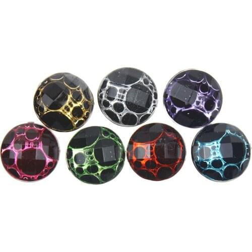 10Pcs/lot wholesale Snap jewelry vintage flower 18mm Alloy Resin Snap fit women snap bracelet Bangles