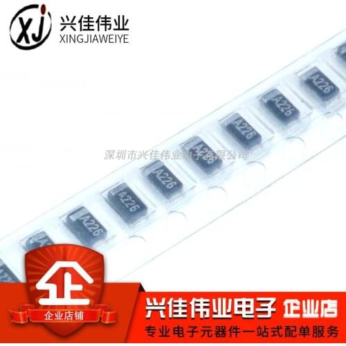 Original 5pcs/ 10v22UF 226A 22UF 10V A3216 A Type 1206 Black Tantalum Capacitor SMD