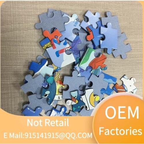 Blue Card puzzle custom, Professional Blue Card puzzle factory custom, high quality paper puzzle to processing