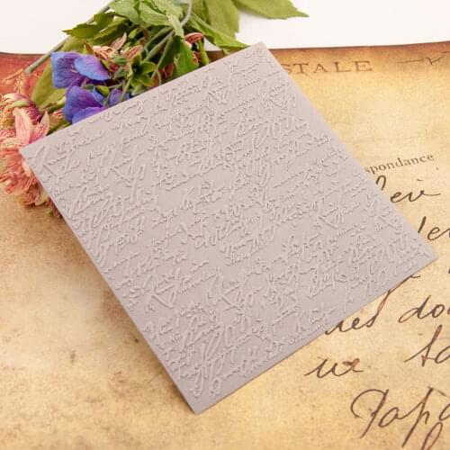 Words Plastic Embossing Folders for DIY Scrapbooking Paper Craft/Card Making Decoration Supplies