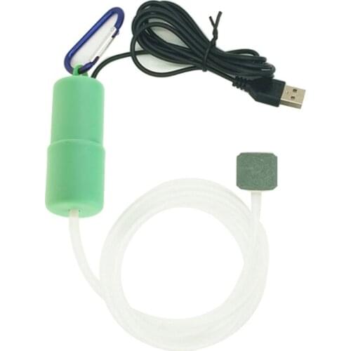 Portable Mini USB Aquarium Fish Tank Oxygen Air Pump Mute Energy Save Compressor Aquatic Terrarium Accessories