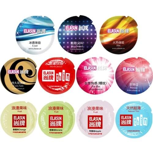 Elasun Condoms 8 Types Ultra Thin Ribbed Delay Cock Condom Intimate Goods Sex Product Natural Latex Penis Sleeve Condoms For Men