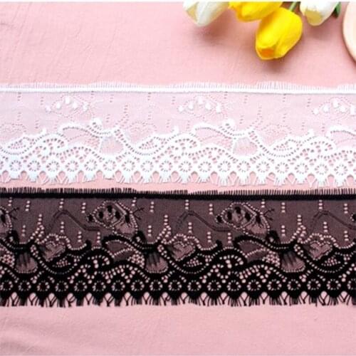 Width 9CM High-Quality Single-Sided Eyelashes Lace Garment Stitching, Dress Skirt, Decorative Collar Accessories