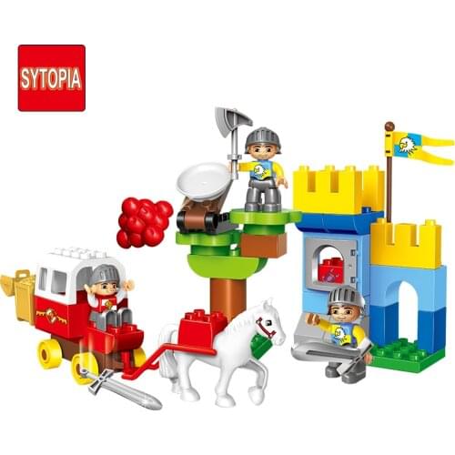 Sytopia Castle War Knight Blocks Children Big Size Educational Toy For Baby Kid Gift Toy