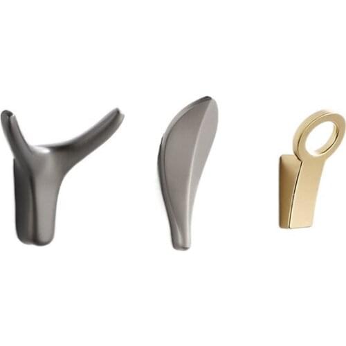 Clothes Hanger Bathroom Hardware Towel Wall Mounted Clothes Hooks Kitchen Bedroom Key Hat Bag Hanger Rack Holder