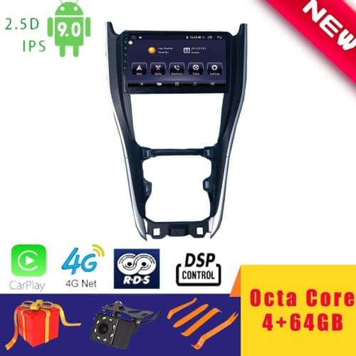 10.1" Android 10.0 Car Multimedia Player Stereo for Toyota Harrier 2000 2011~2017 Head Unit Octa Core DSP 2.5D+IPS 4G Carplay