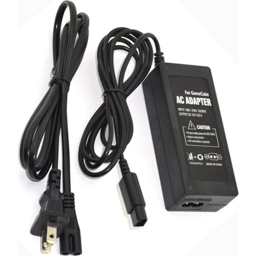 100PCS For NGC main engine fire ox power adapter American gauge for AC Power for Nintendo GameCube -for NGC Power Cord / Cable