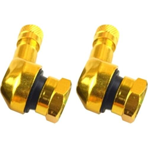 2pcs 90 Degree Motorcycle Wheel Tire Tubeless Stems 11.3mm Rim Wheel