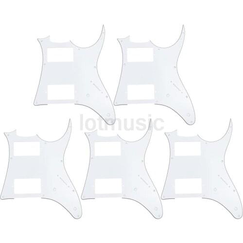 5 pcs 3 Ply Guitar Pick Guard For Ibanez GRX20Z Replacement-White