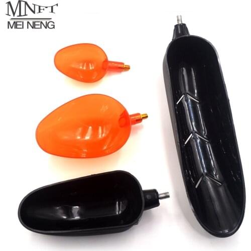 MNFT 6Pcs Bait Casting Scoop Throwing Spoon 8mm Thread L S Toss Throw Spoons Combo Carp Fishing Fish Baits Tackle Tool