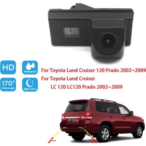 Car Rear View Camera For Toyota Land Cruiser 120 Prado For Toyota Land Cruiser LC 120 LC120 Prado 2002~2009 HD Reverse Camera