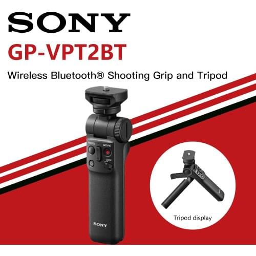 Sony GP-VPT2BT Wireless Shooting Grip and Tripod for Sony a6400, RX0 II, a9 II, a7R IV, a6600, a6100, RX100 VII, ZV-1 Camera