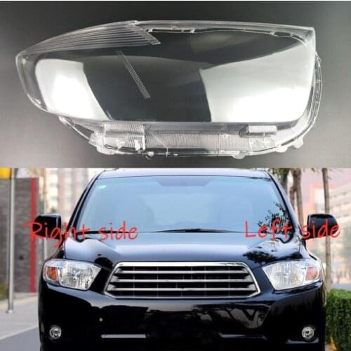 For Toyota Highlander 2007 2008 2009 2010 2011 Car Headlight cover Headlamp Lens Auto Shell Cover