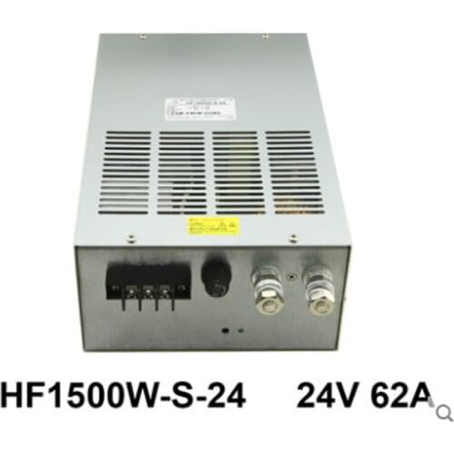 Factory HF1500W-S-24 DC 24V 63A singel output High Power Switching Power supply free shipping