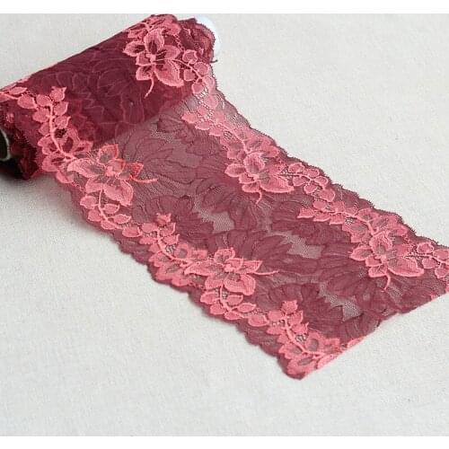 MLAEY 2Yards Exquisite Elastic stretch Lace Trim High Quality Lace Fabric DIY Craft&Sewing Dress Clothing Accessories