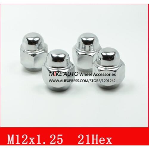 1pcs M12x1.25 WHEEL LUG NUTS M12X1.25 FOR Nissan sunny Sylphy TIIDA Teana Qashqai X-Trail Bluebird