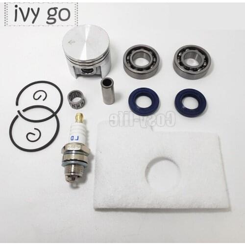 38mm Piston Pin Circlips Rings Crankshaft Bearing Oil Seal Kit Fit For Stihl MS180 MS 180 018 Chain saw Motor Replace Spare Tool