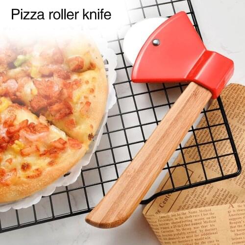 Creative Axe Shaped Pizza Roller Kitchen Pizza Wheel Knife Home Kitchen Cutting Tool For Pie Dessert Bread Pastry Decoration