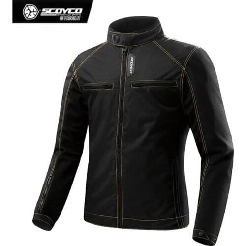 Summer Mesh Breathable SCOYCO JK49 Motorcycle Riding Clothing Mens Motorbike Motocross Racing jacket
