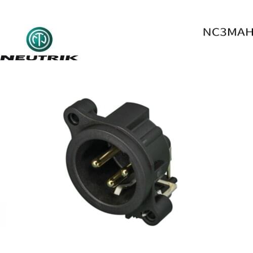 NEUTRIK NC3MAH 3 pole male XLR receptacle Power amplifier circuit board horizontal PCB cannon Socket