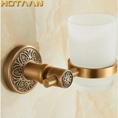 New Arrival Aluminium Single Tumbler Holder Cup & Tumbler Holders Toothbrush Holder Bathroom Accessories Banheiro YT-14297