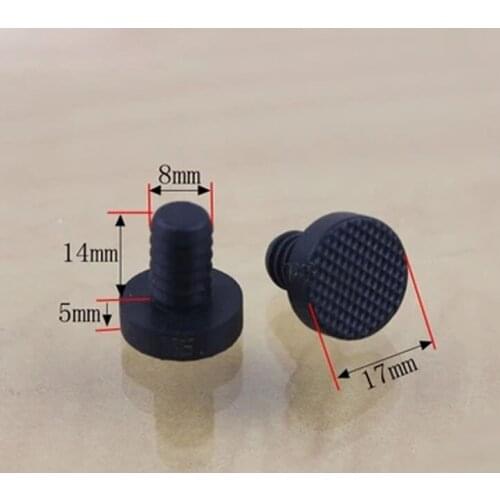 10PCS Foot Pad Non-slip Pvc Rubber chair Sofa foot mat Transparent/Black