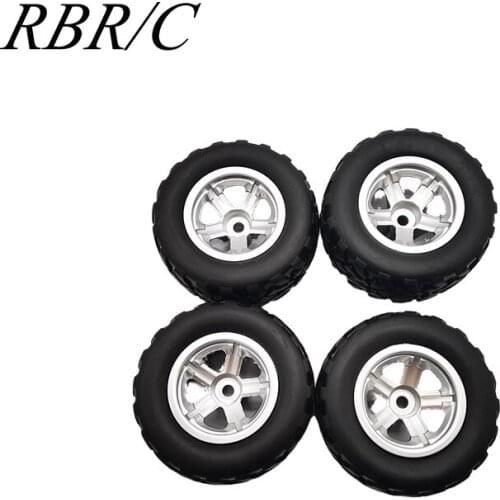 R578 4PCS/SET Upgrade Simulation Vacuum Tire DIY Accessories Parts For D12 Four-Wheel Drive Climbing RC Micro-Truck-Model