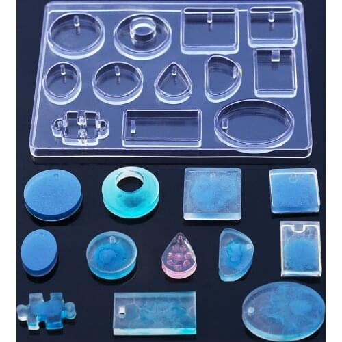 Silicone Pendant DIY Molds Jewelry Resin Casting Mould Craft Tool Pendant Mould Hanging