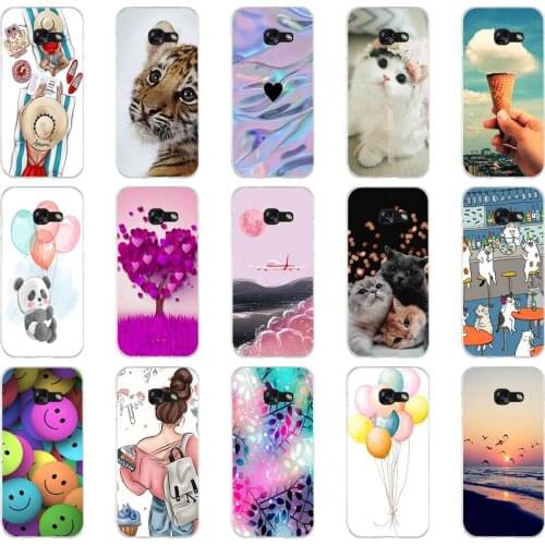 Silicone For Samsung A5 2017 2016 A50 Case Soft TPU Phone Case for Samsung Galaxy A 5 2017 Cover Coque Funda Skin shockproof 5