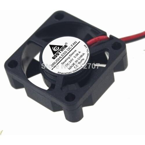 1PCS Gdstime 2Pin 30 x 30 x 10mm 3010 DC Axial 24 volt 30MM 24V DC Cooling Fan