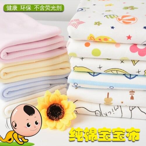 50cm * 190cm / Piece, Cotton Cartoon Printed Baby Cloth, Pajamas, Underwear, Bedding, Doll Fabric, DIY Handmade Materials
