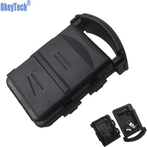 OkeyTech Remote Control Car Key Case Shell for Vauxhall Corsa for Meriva for Combo for Opel Key 2 Buttons Blank Replacement Fob
